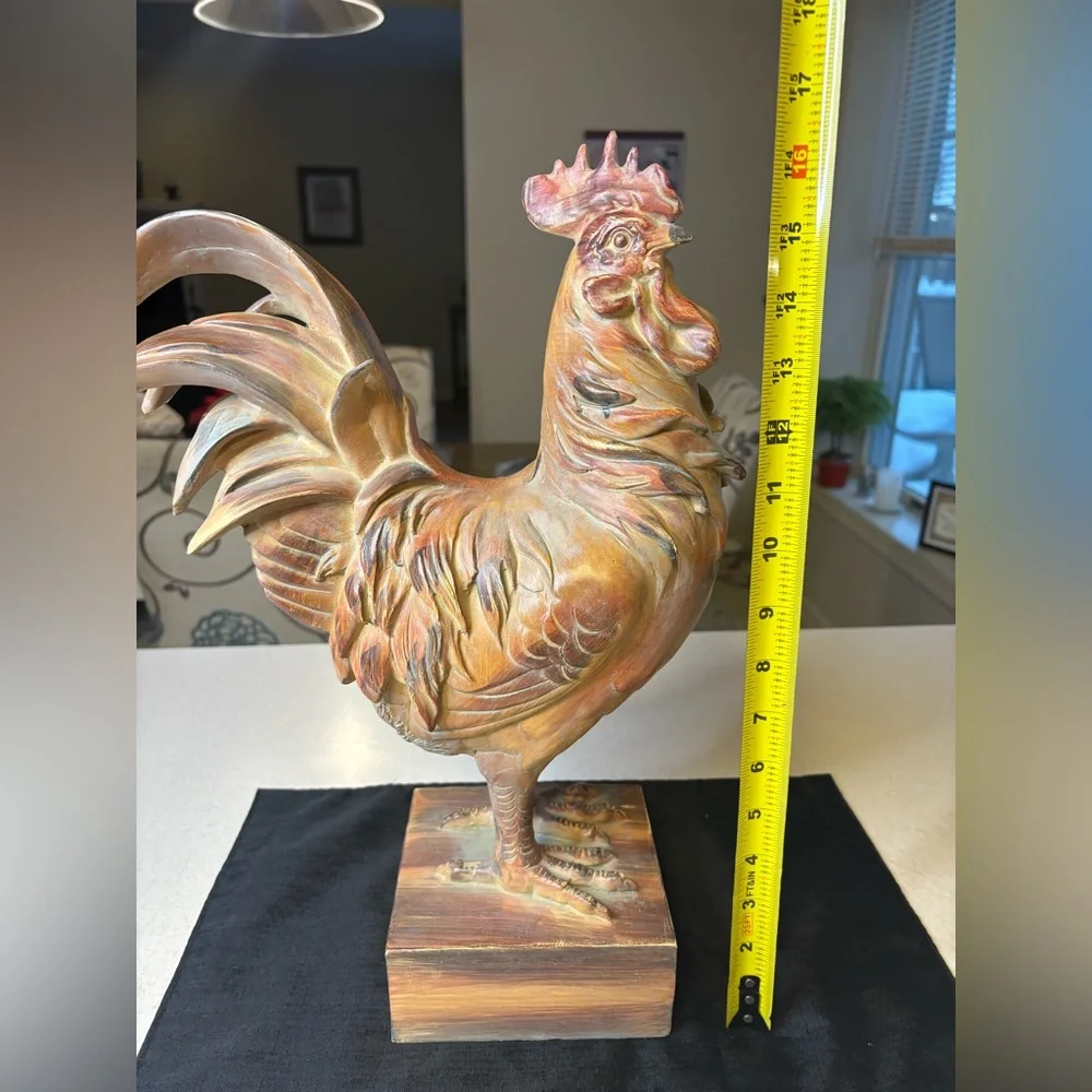 🔥🔥🔥Large Rustic Rooster Figurine - Picture 8 of 8